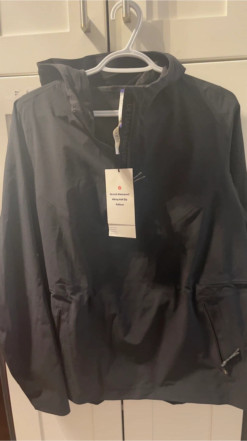 Lululemon Stretch Waterproof Hiking Half-Zip Pullover - Size 10