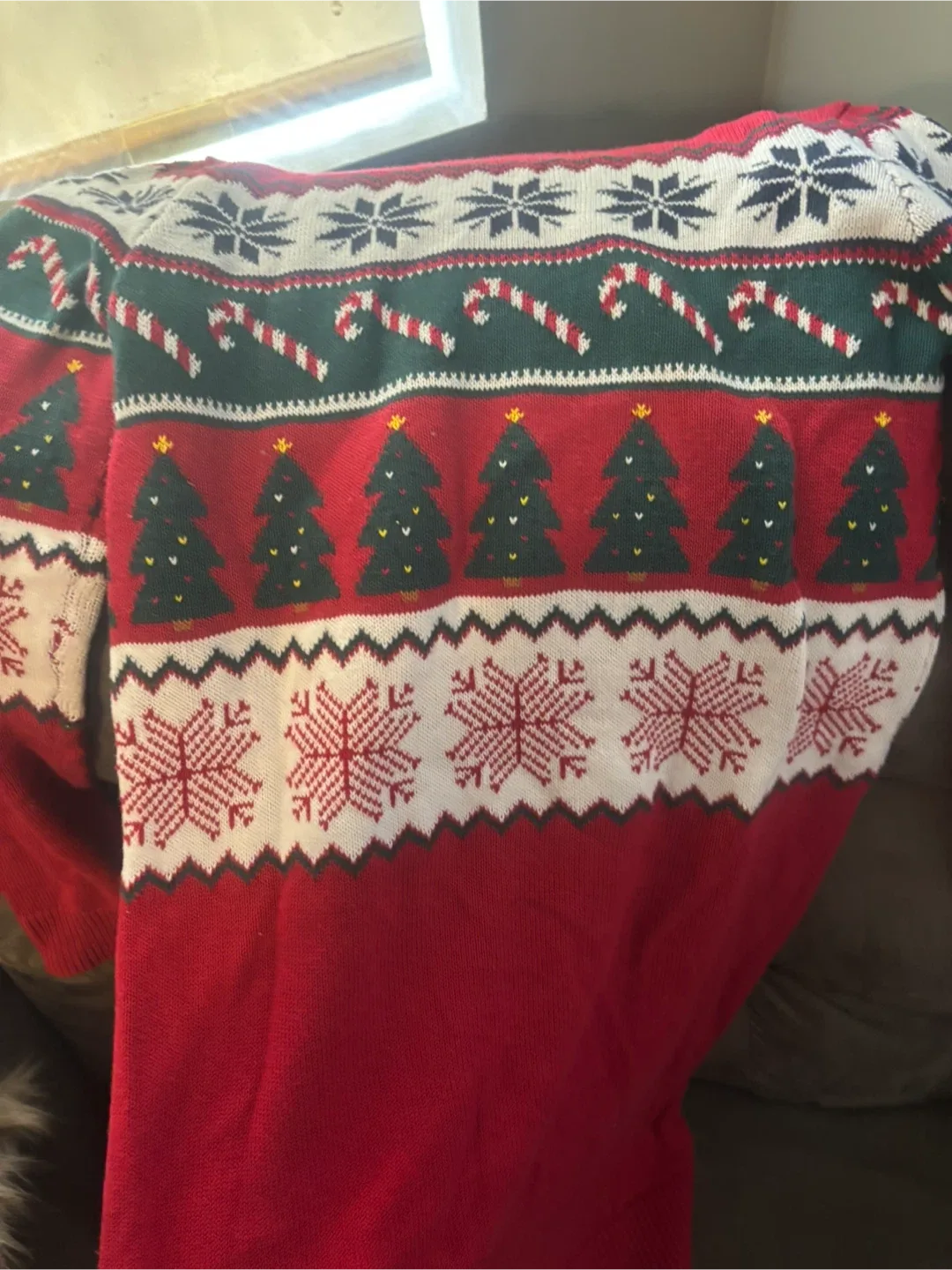 PLACE Red Christmas Sweater - Size 16