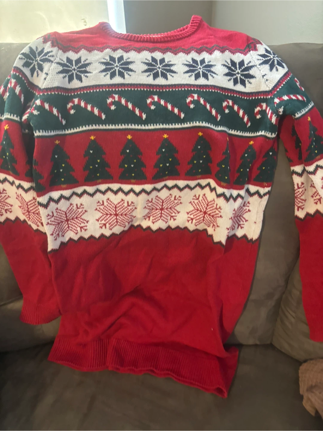 PLACE Red Christmas Sweater - Size 16 - photo 4
