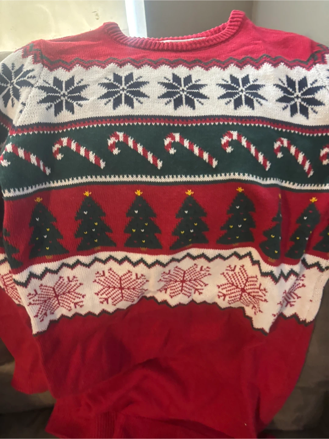 PLACE Red Christmas Sweater - Size 16 - photo 3