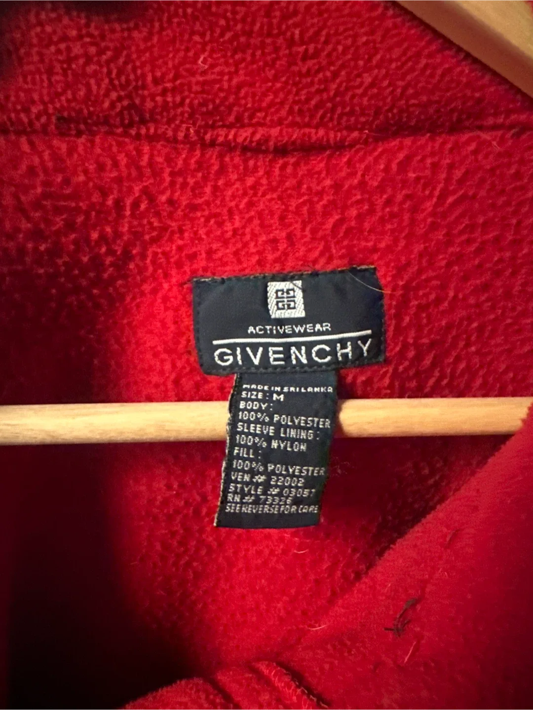 Givenchy Activewear Fleece Jacket - Size M image indicator(2)