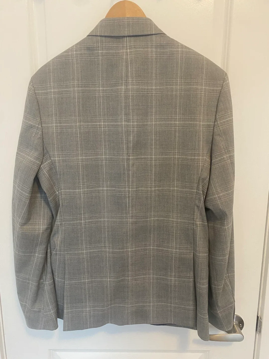 Zara Man Grey Plaid Blazer - Size EUR 48/USA 38 image indicator(5)