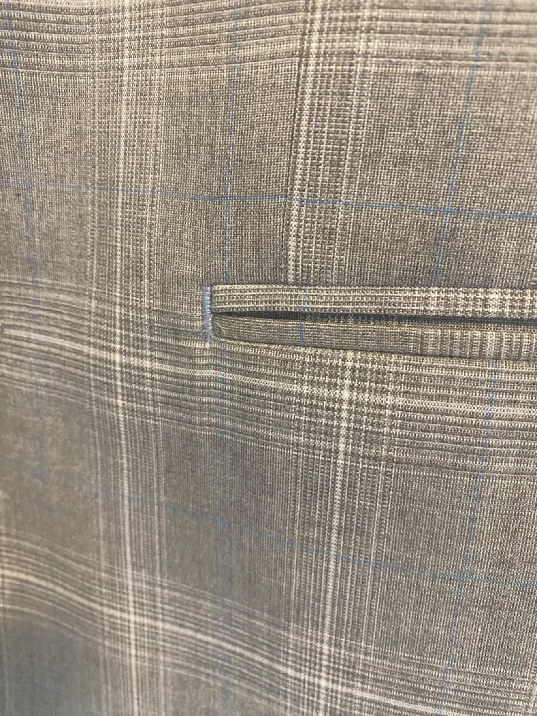 Zara Man Grey Plaid Blazer - Size EUR 48/USA 38 image indicator(2)