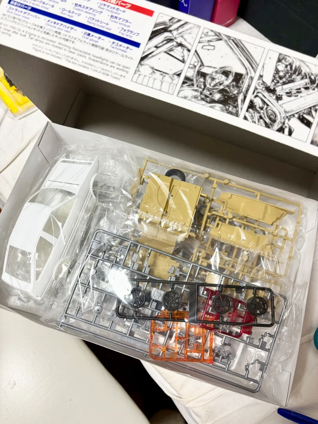 Aoshima Initial D 86 Trueno Model Kit image indicator(5)