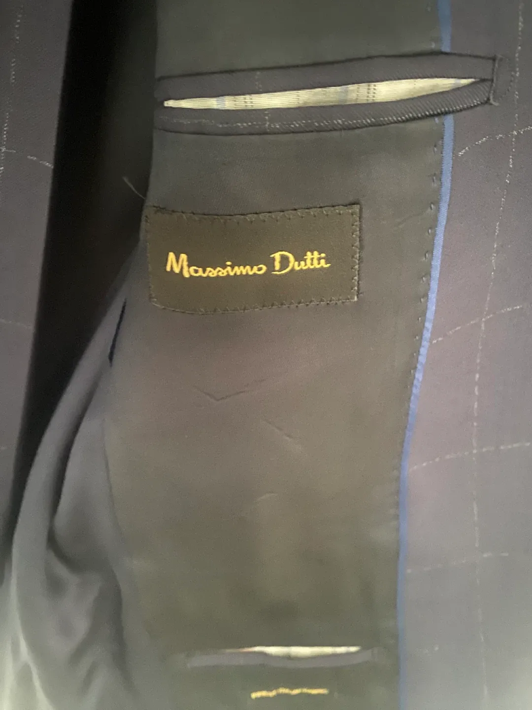 Massimo Dutti Navy Wool Suit image indicator(2)