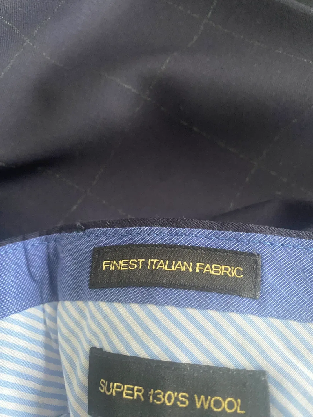 Massimo Dutti Navy Wool Suit image indicator(9)