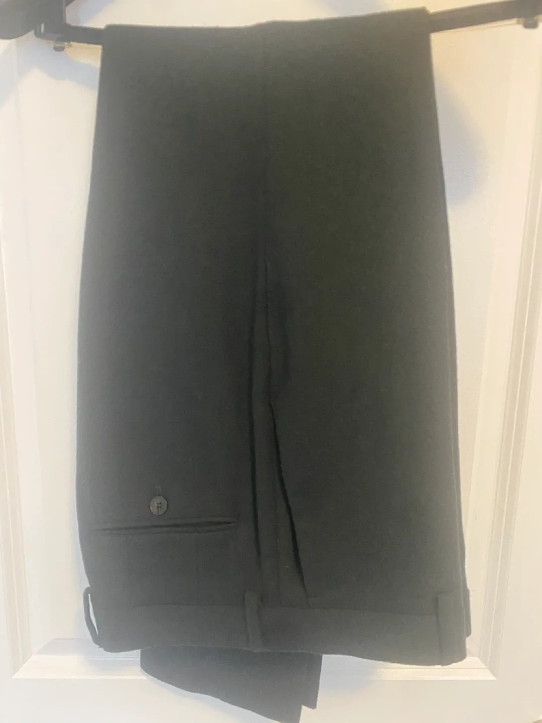 Frank + Oak Laurier Green Wool Flannel Slim Suit - Size 36 image indicator(6)