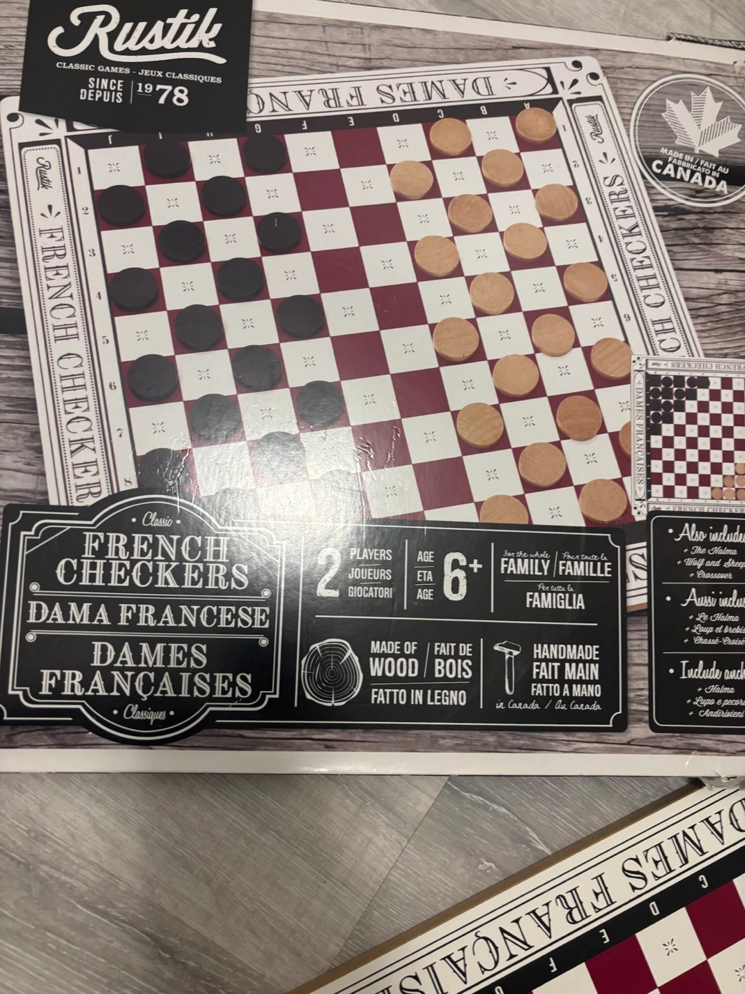 Checkers Game - board game - photo 2
