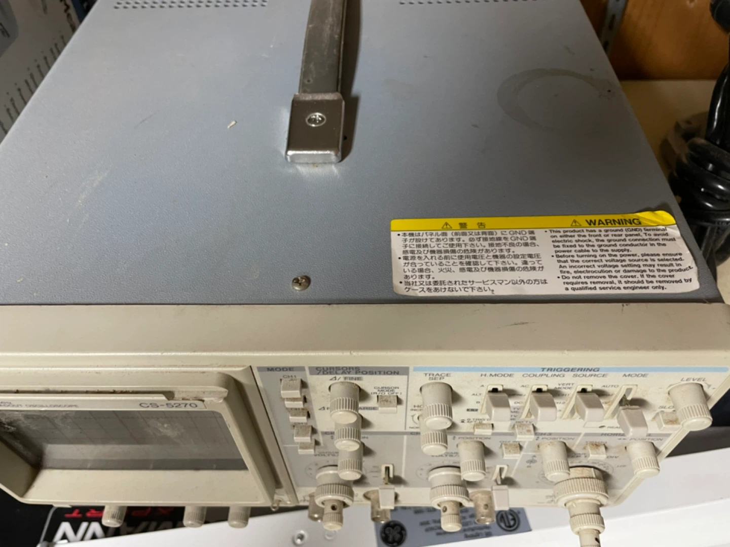 Kenwood CS-5270 100MHz Readout Oscilloscope - photo 4