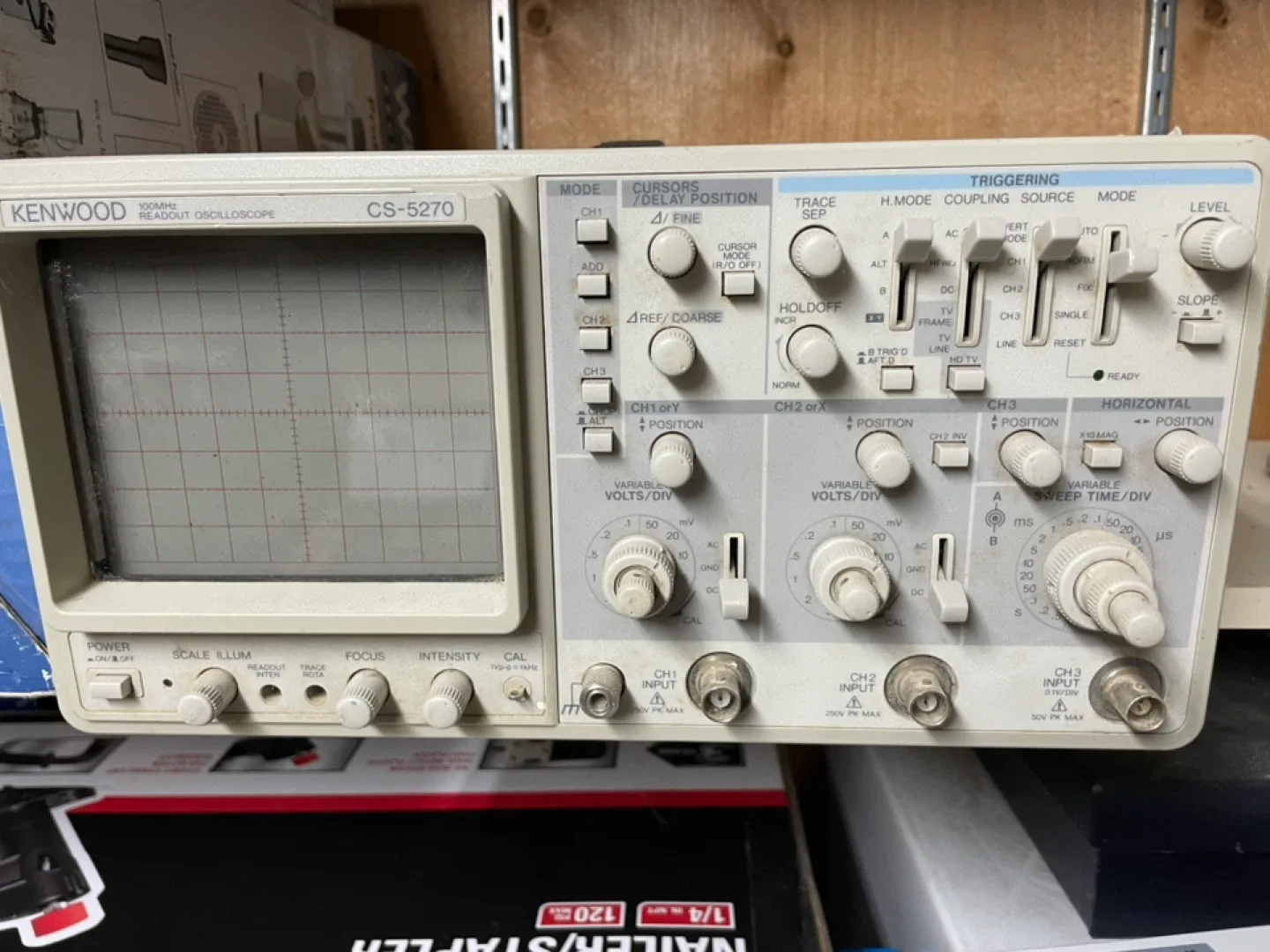 Kenwood CS-5270 100MHz Readout Oscilloscope image indicator(2)
