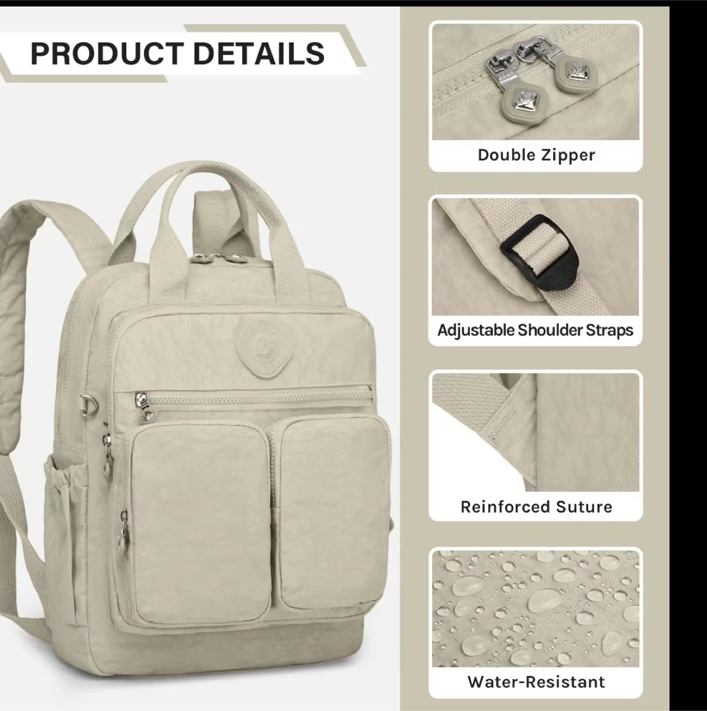 BOBO BIRD Lightweight Spacious 10L Backpack image indicator(6)