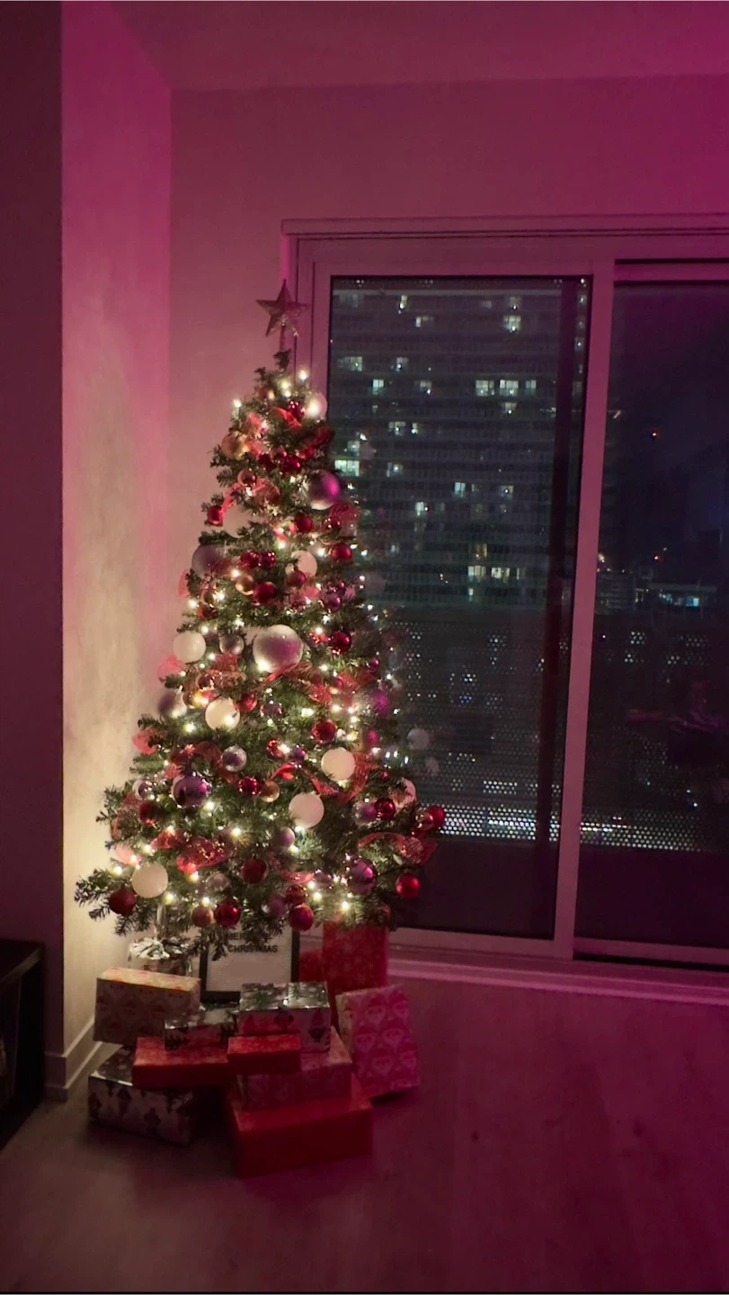 6ft Christmas Tree – Plush, Beautiful, Decorations Included!