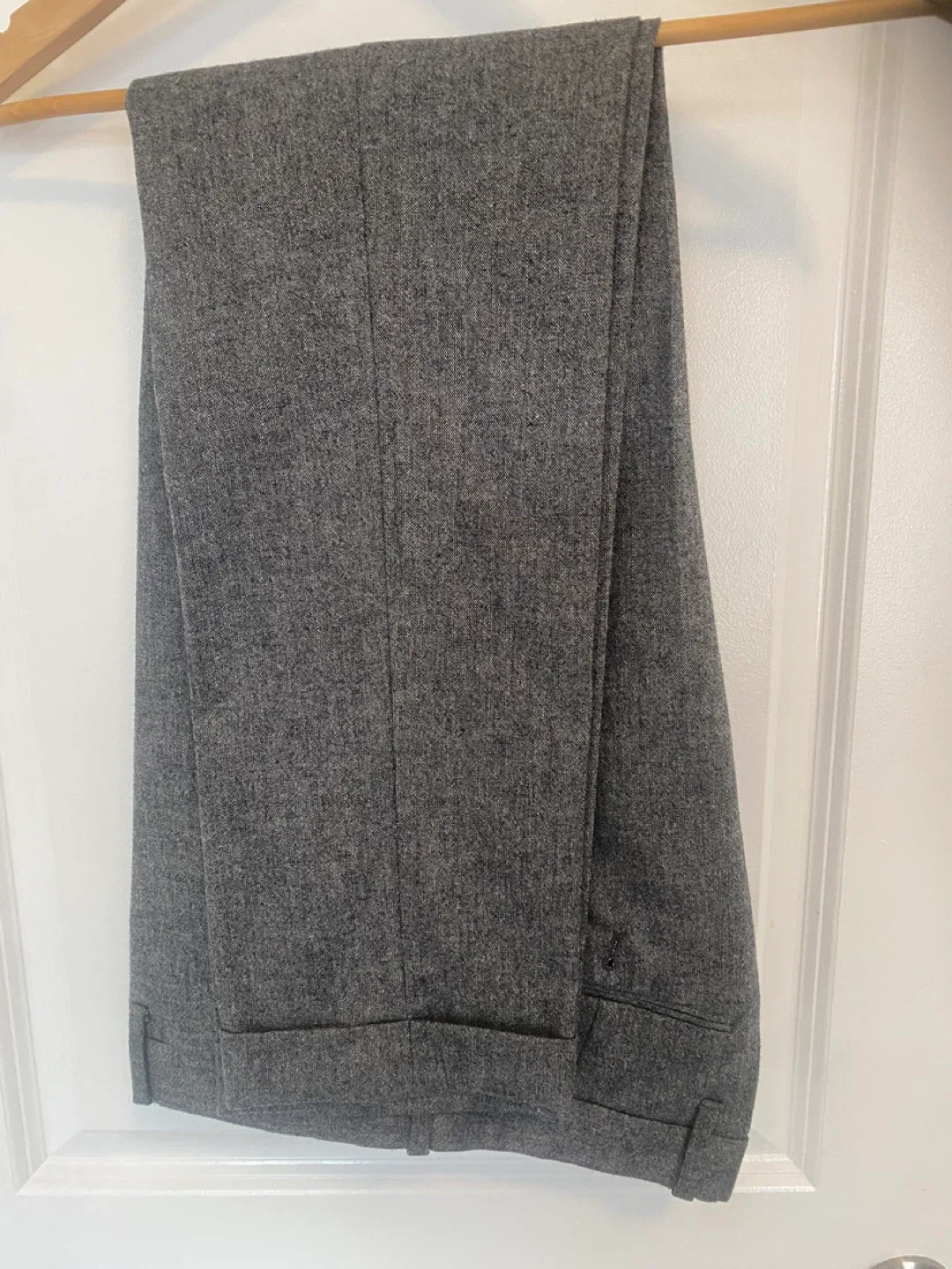 Nova Fides Italian Grey Wool Pants - 31x32 image indicator(3)