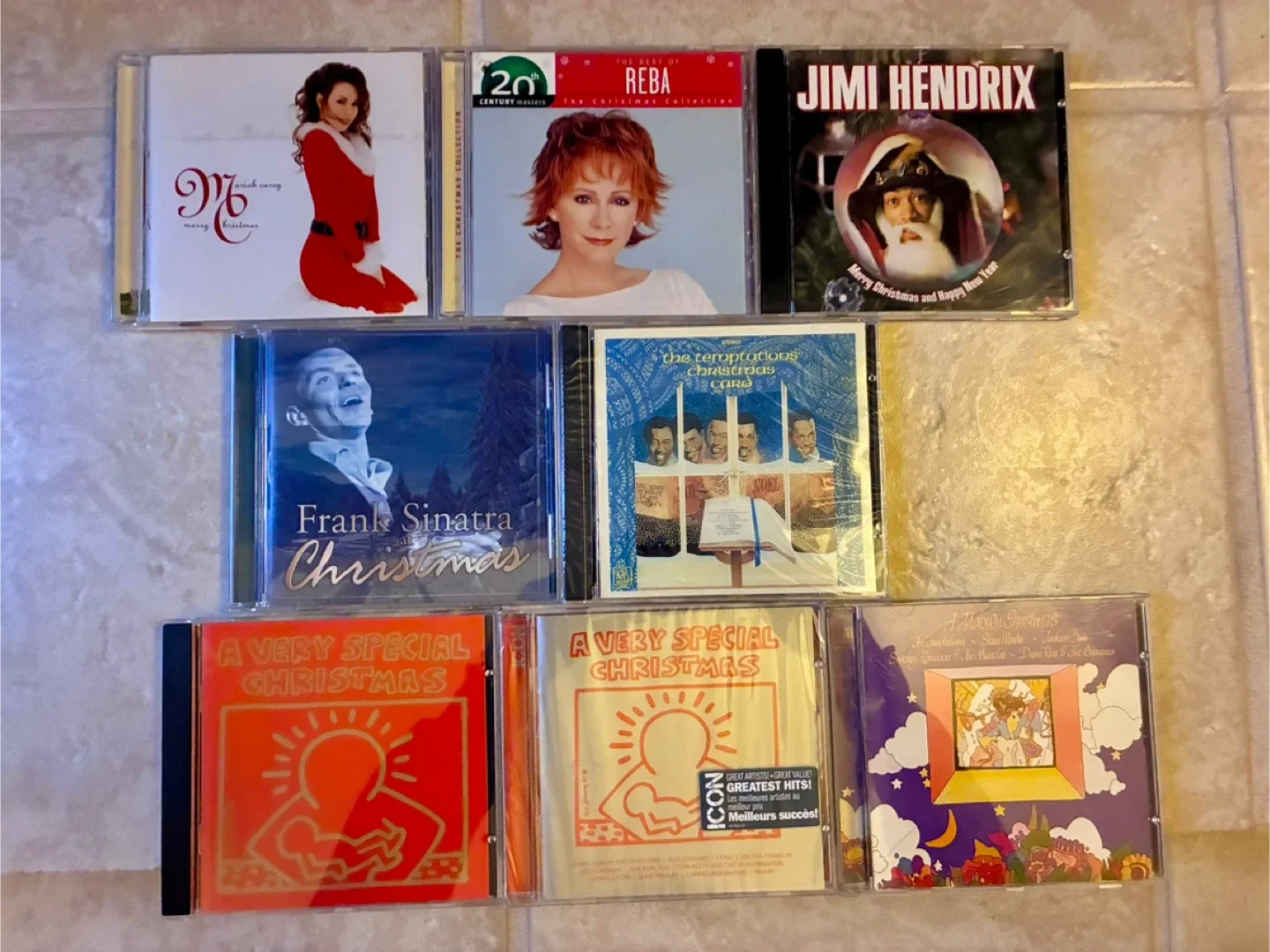 Christmas Vinyl, CDs, and DVDs