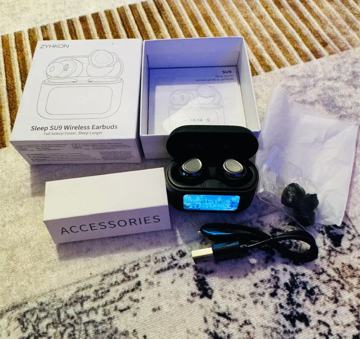 ZYHKON Sleep SU9 Wireless Earbuds image indicator(2)