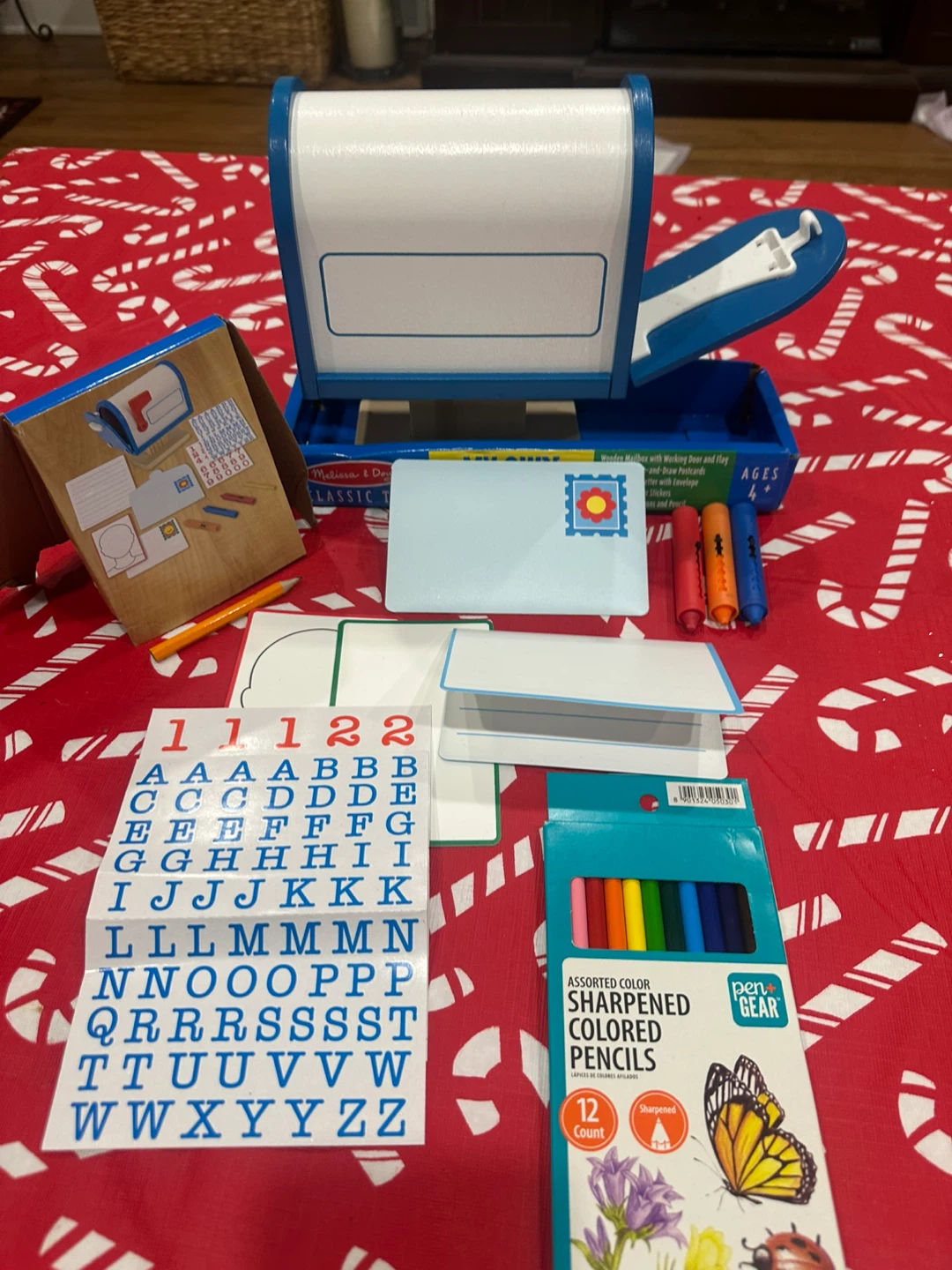 Melissa & Doug My Own Wooden Mailbox Activity Set