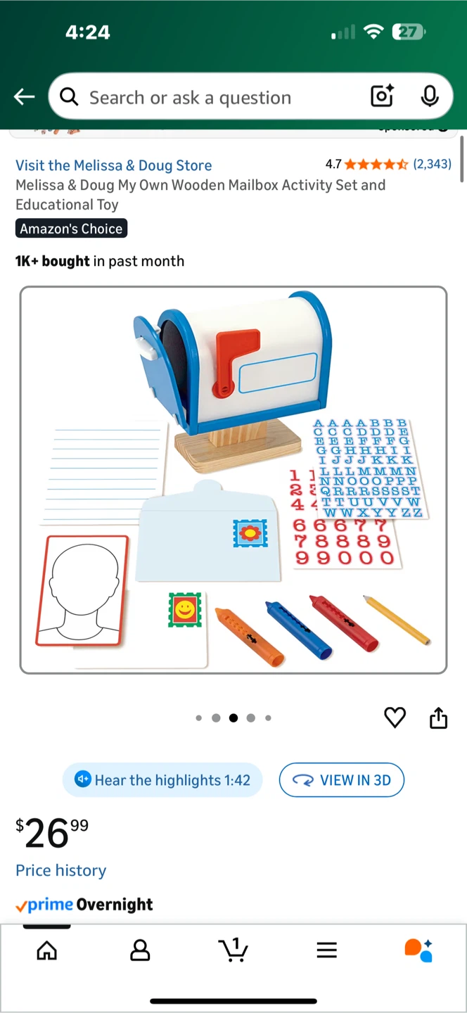 Melissa & Doug My Own Wooden Mailbox Activity Set - photo 4