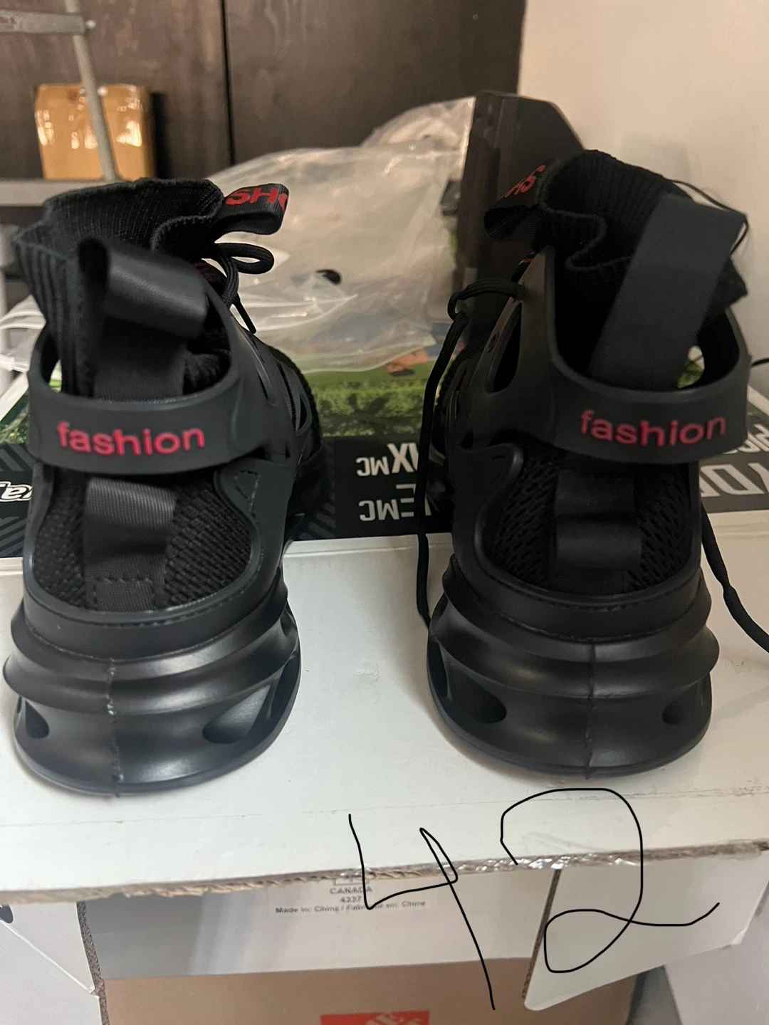 Fashion Black Sneakers - Size 42 - photo 3