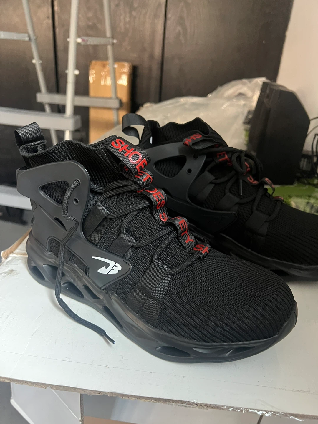 Fashion Black Sneakers - Size 42