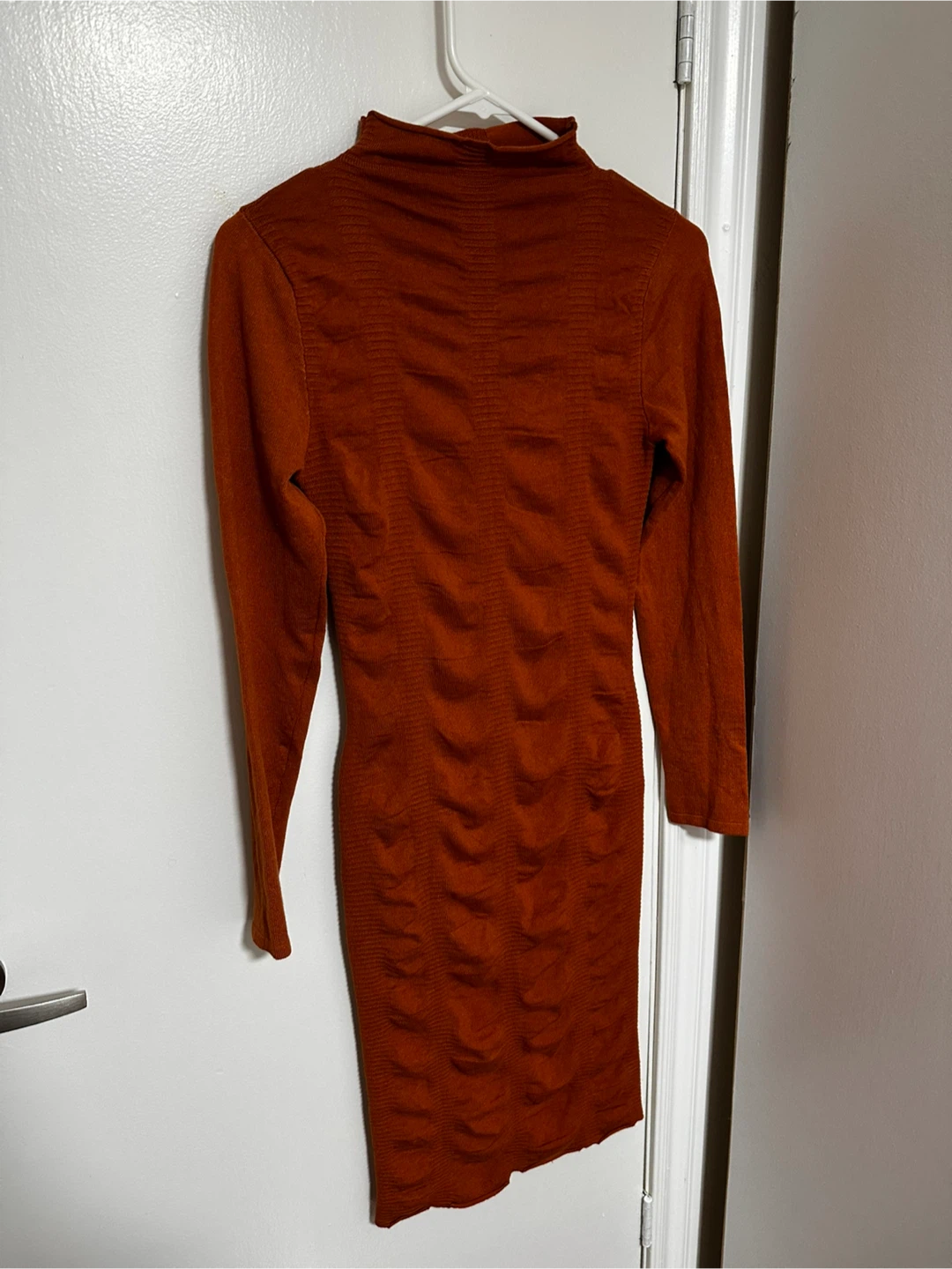 Orange Knit Dress - photo 2