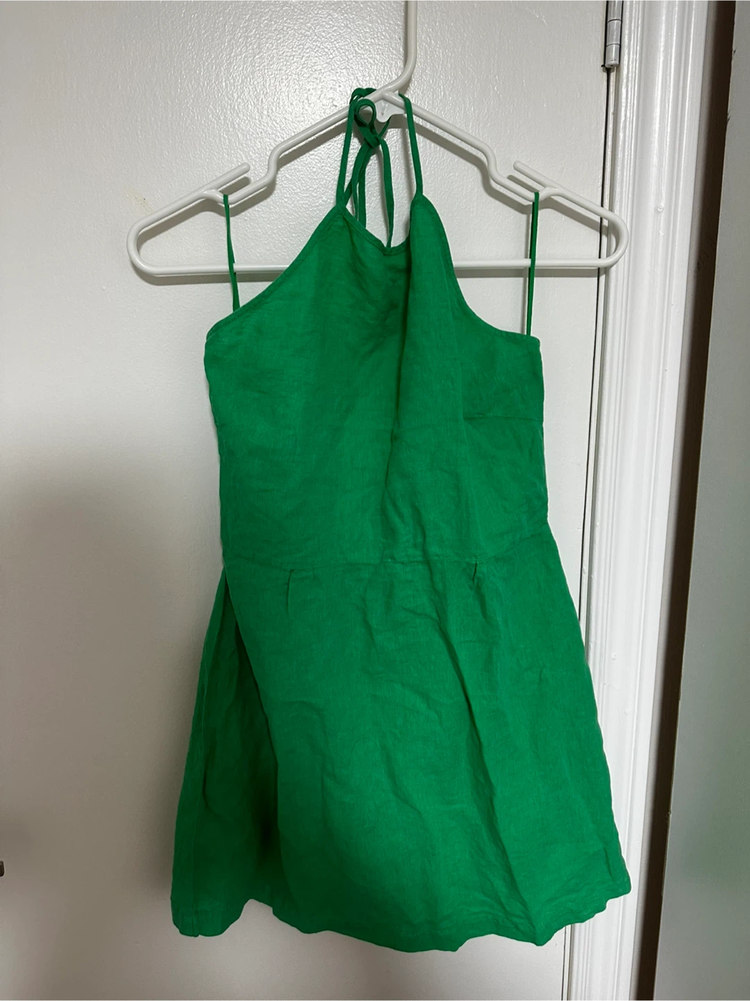 Zara Green Halter Dress - Size M