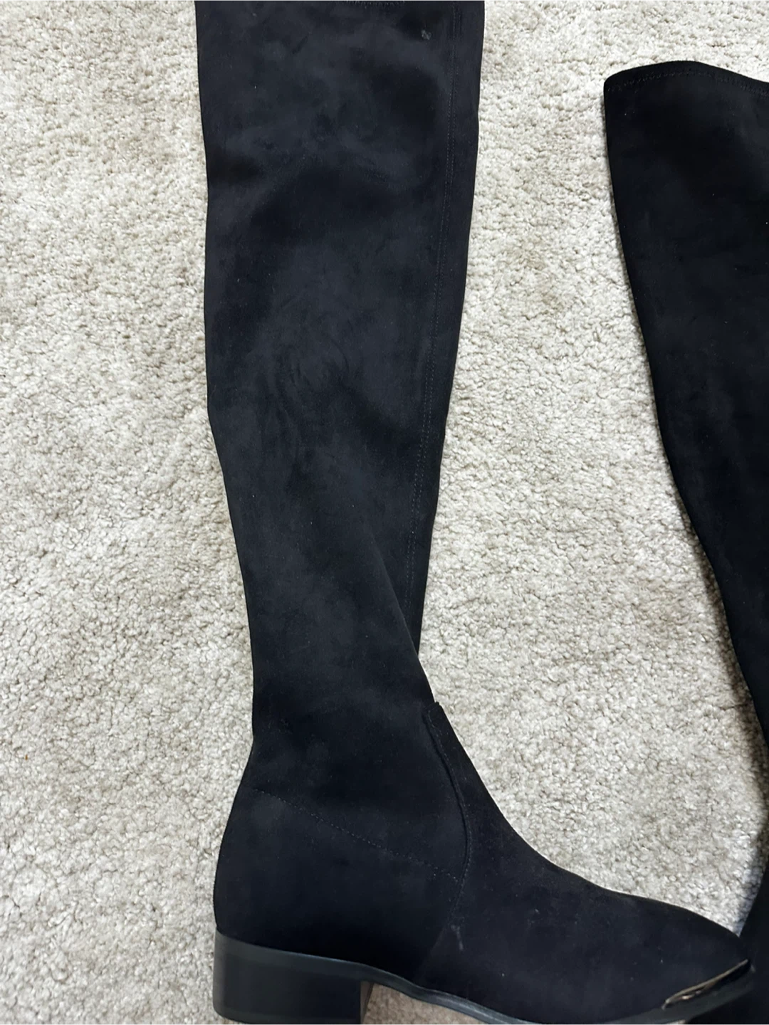 ALDO Black Thigh High Boots, Size 8 - photo 3