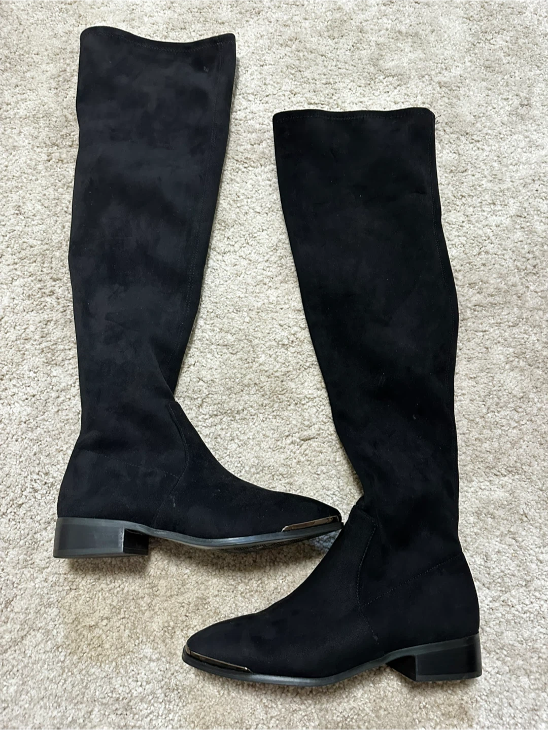ALDO Black Thigh High Boots, Size 8 - photo 2