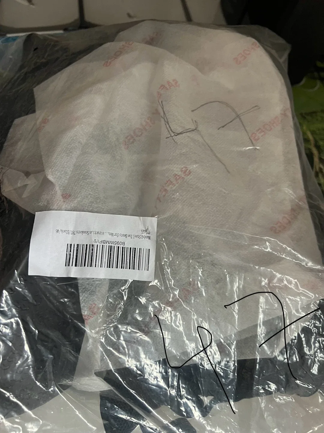 Men's Steel Toe Shoes - Black Safety Sneakers image indicator(4)