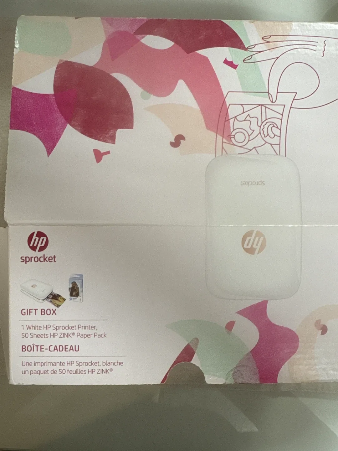 New HP Sprocket Printer Gift Box image indicator(3)
