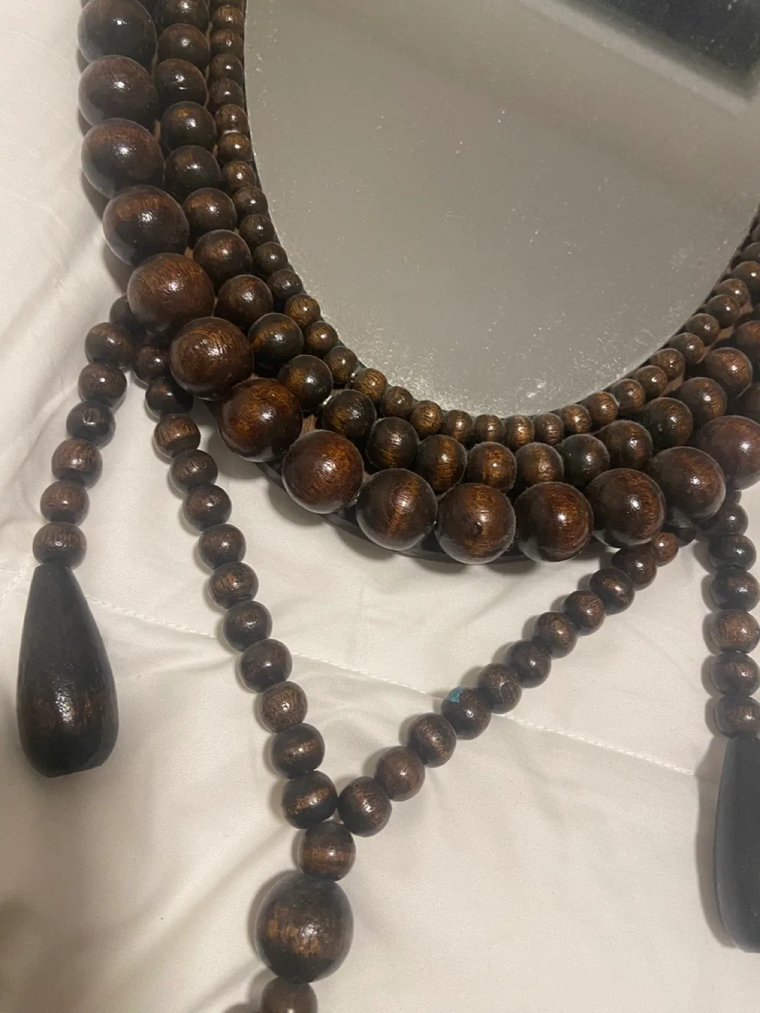 Vintage 60’s / 70’s beaded mirror image indicator(2)