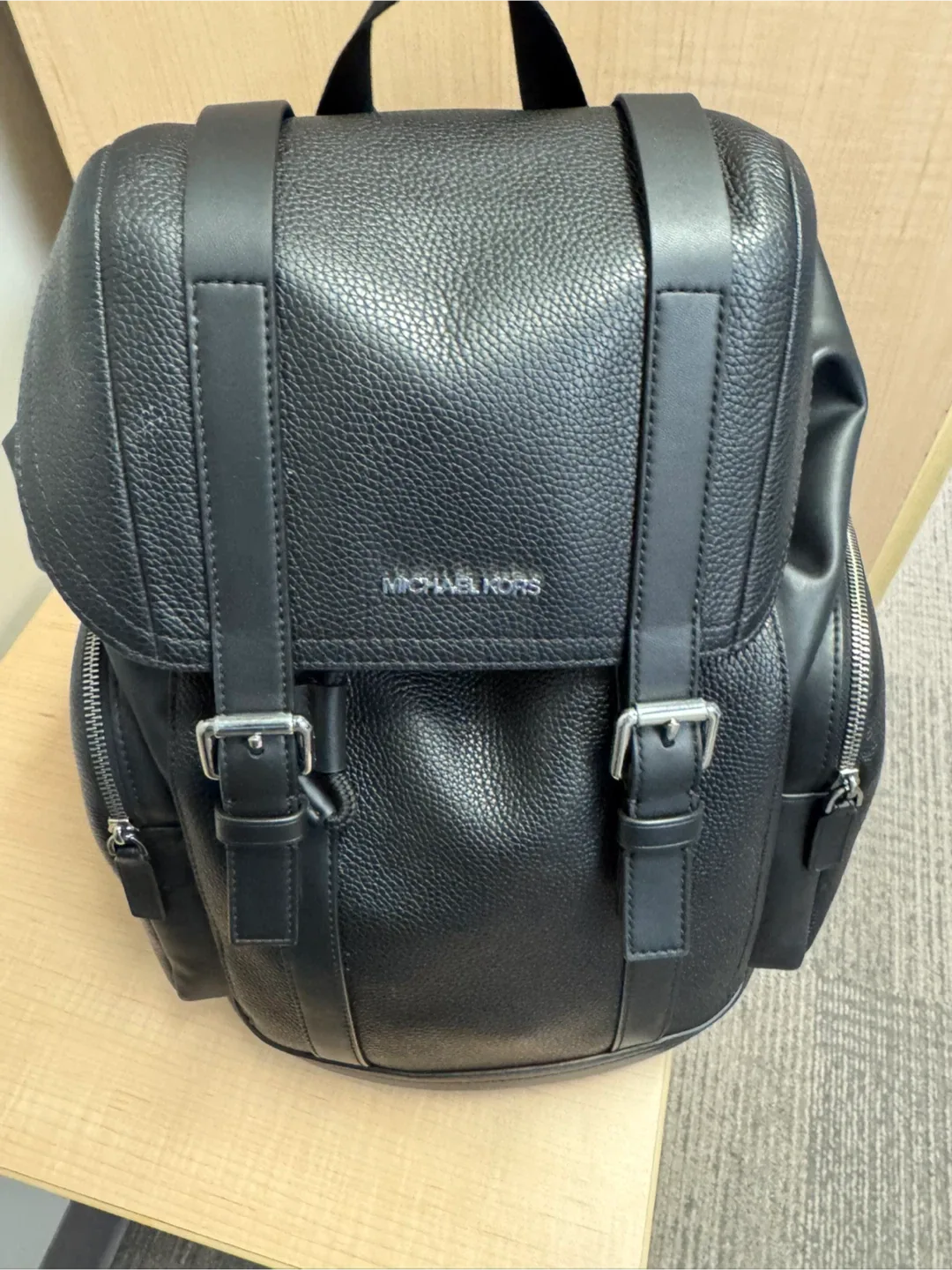 Michael Kors Cooper Pebbled Leather Backpack