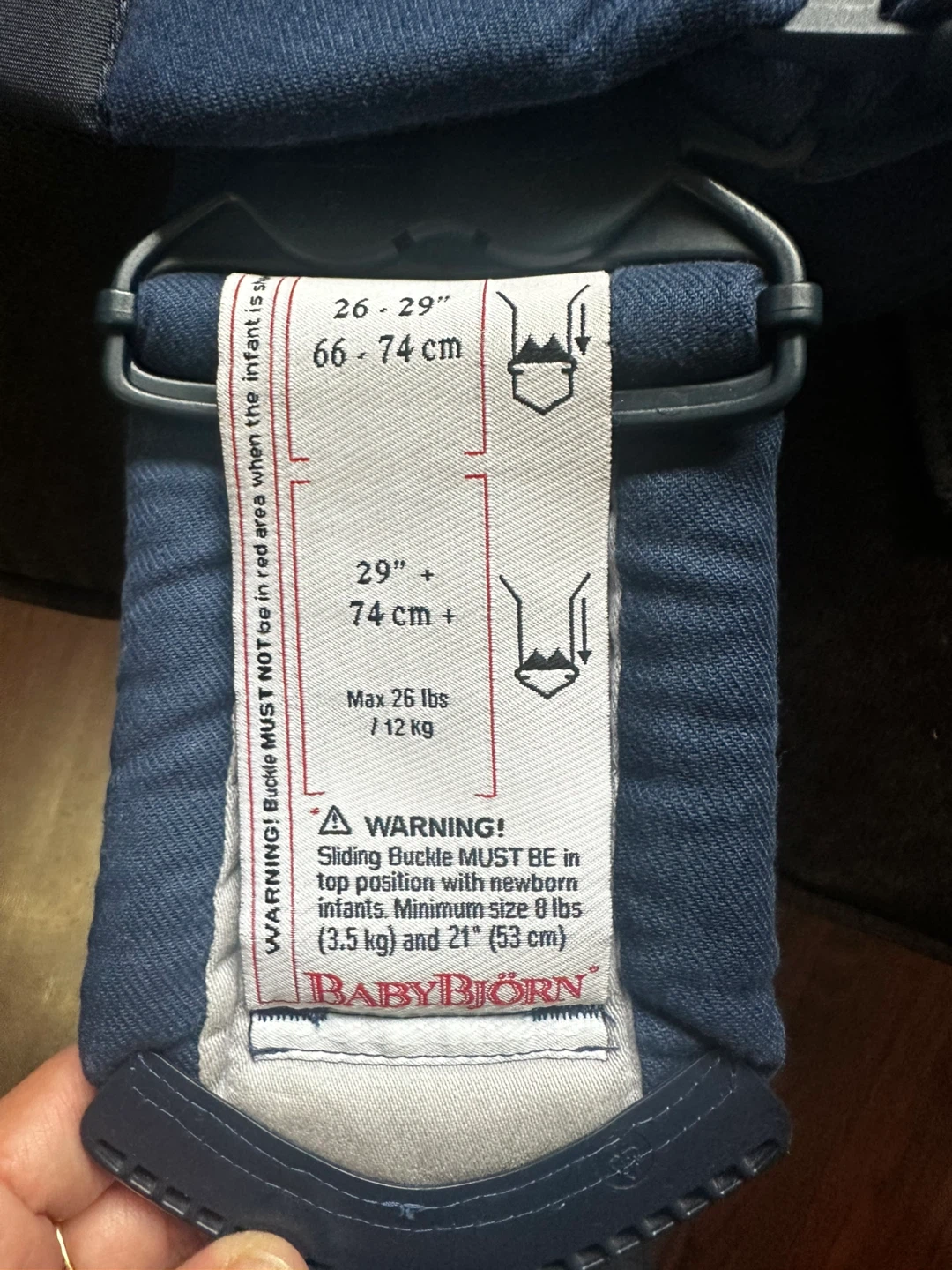 BabyBjörn Baby Carrier - Navy Blue