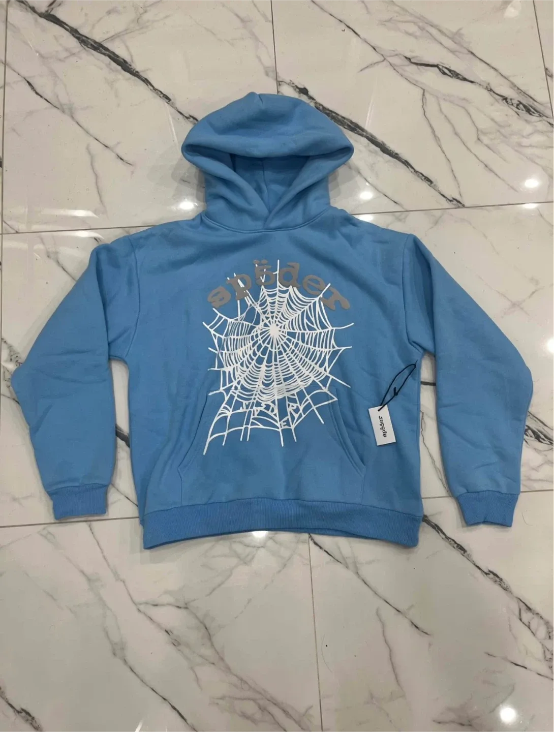 SP5DER Dusty Blue OG Web V2 Hoodie XL