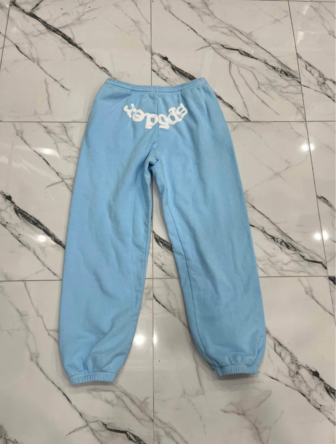 Sp5der Light Blue Sweatpants - Size XL - photo 3
