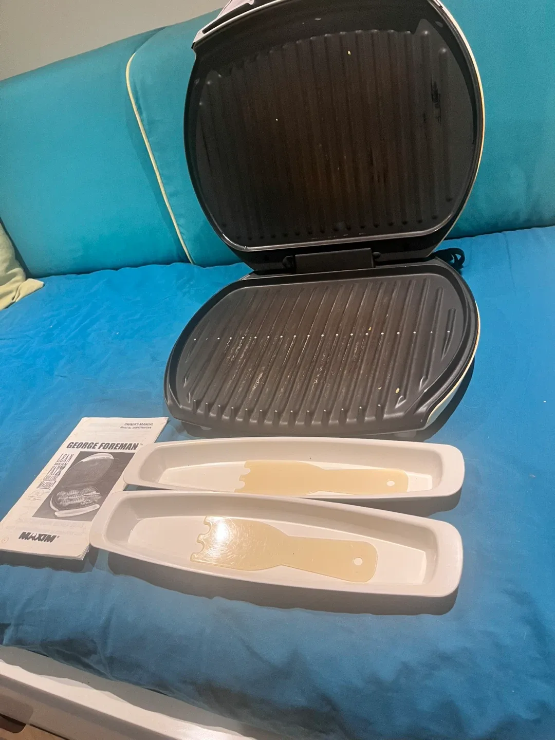 George Foreman Lean Mean Fat Grilling Machine image indicator(2)