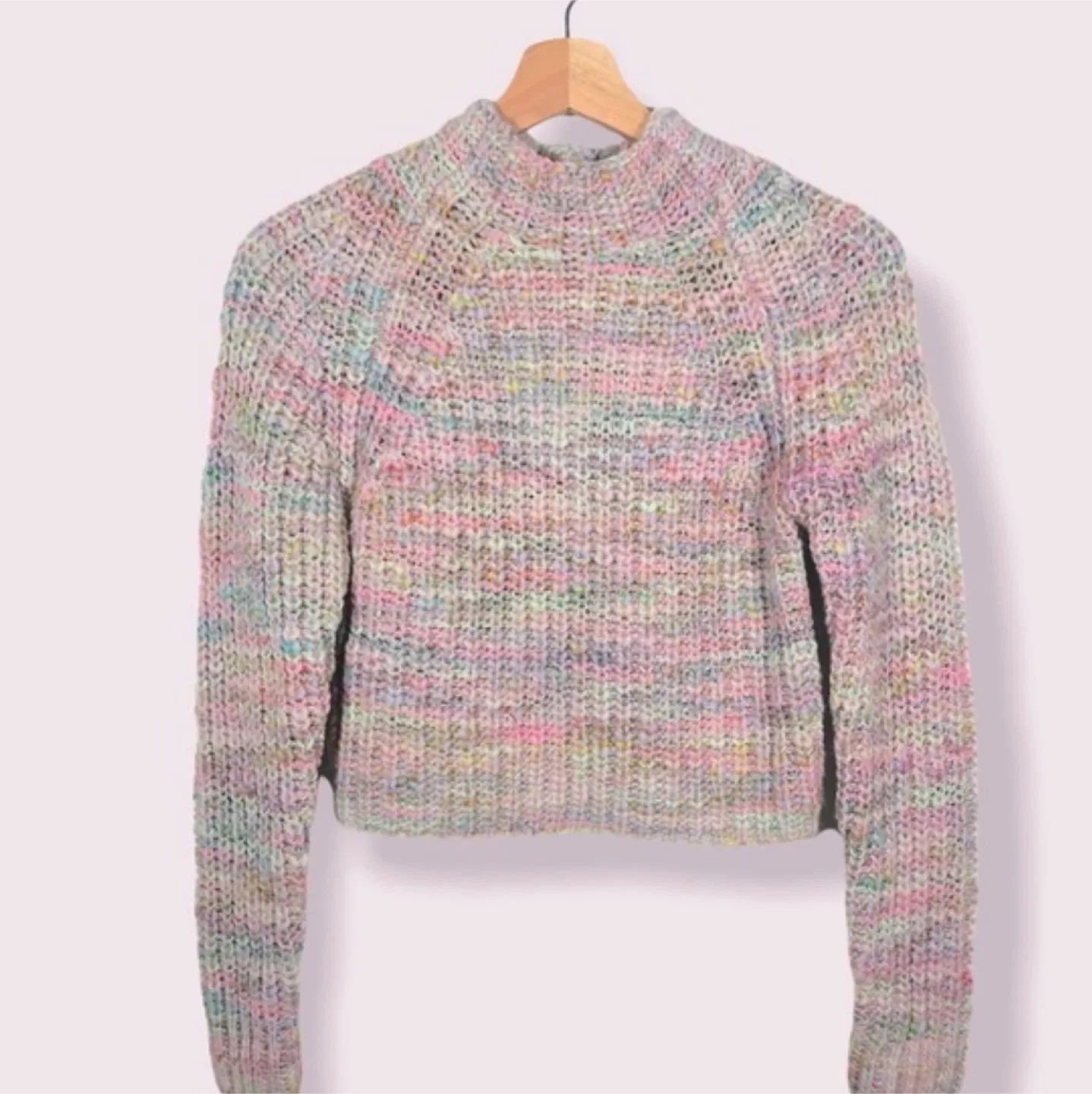 Wilfred Free Chunky Knit Wool Blend Sweater - Size XS image indicator(2)