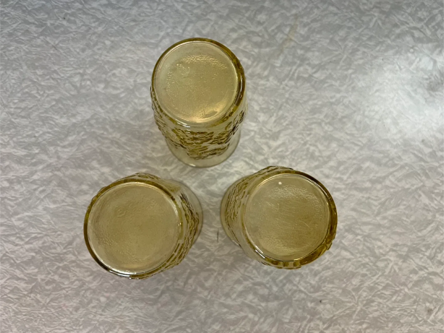 Vintage Anchor Hocking Amber Drinking Glasses image indicator(3)