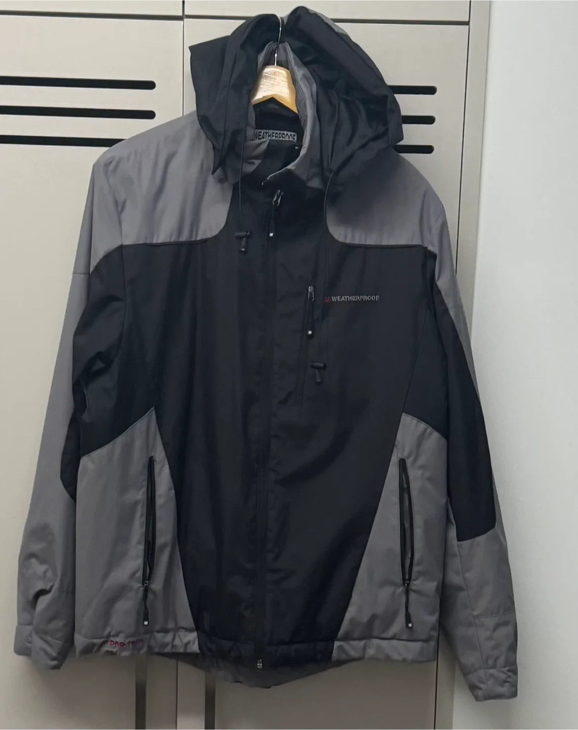 Weatherproof Jacket - Black & Gray thumbnail