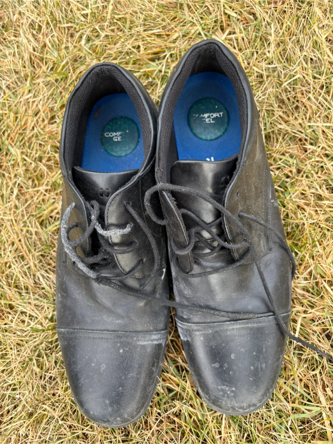 Kore Black Leather Dress Shoes size 9 - photo 2