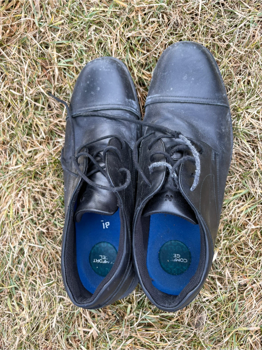 Kore Black Leather Dress Shoes size 9