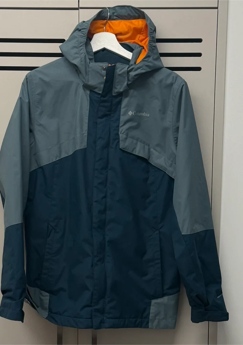 Columbia Blue/Gray Rain Jacket thumbnail
