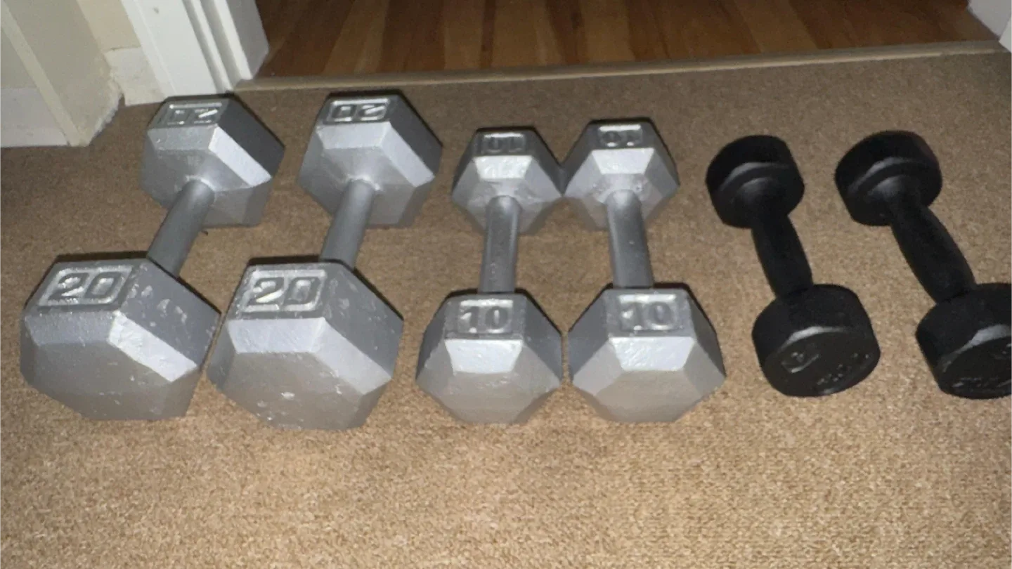 Dumbbell Set: 20lb, 10lb, 5lbs image indicator(2)