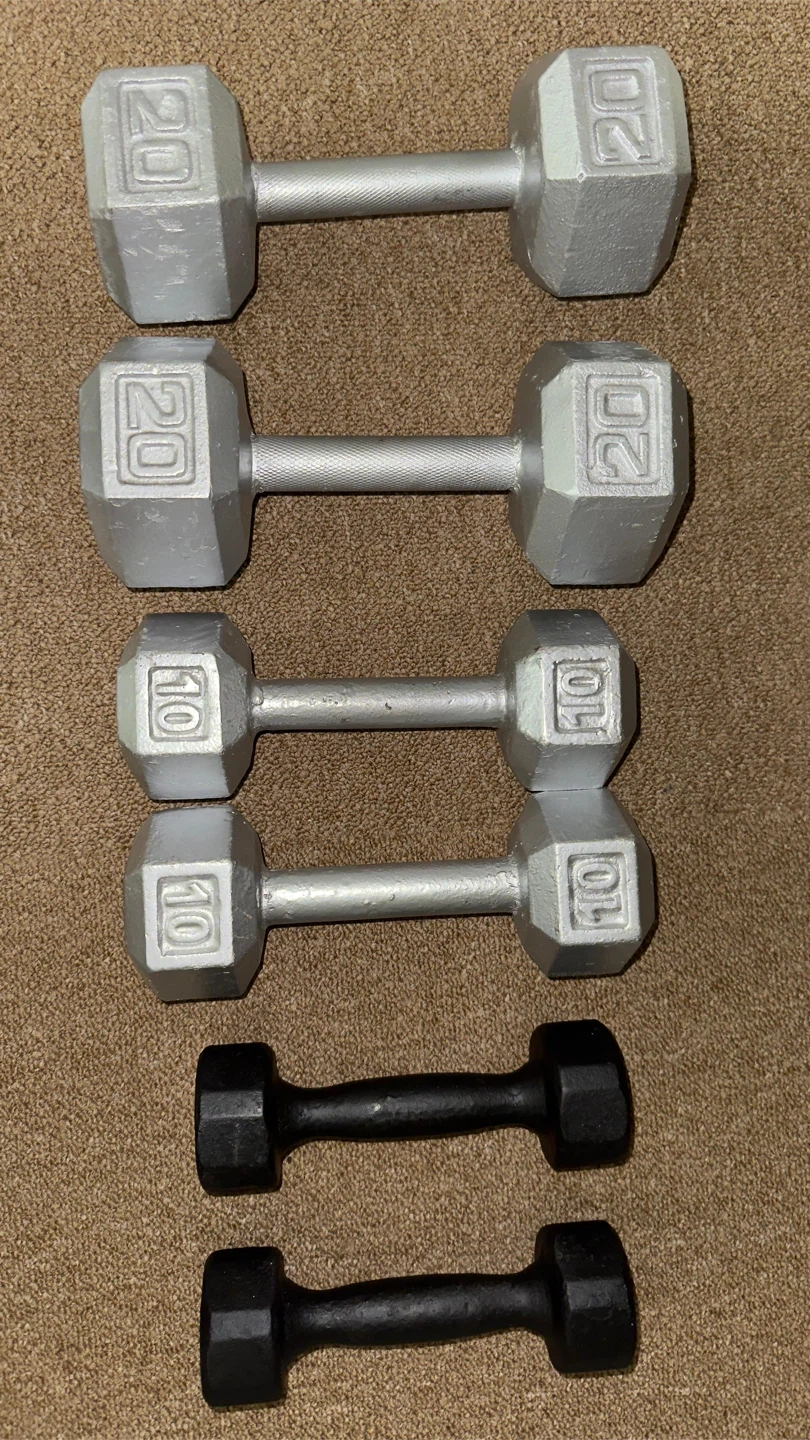 Dumbbell Set:, 10lb, 5lbs