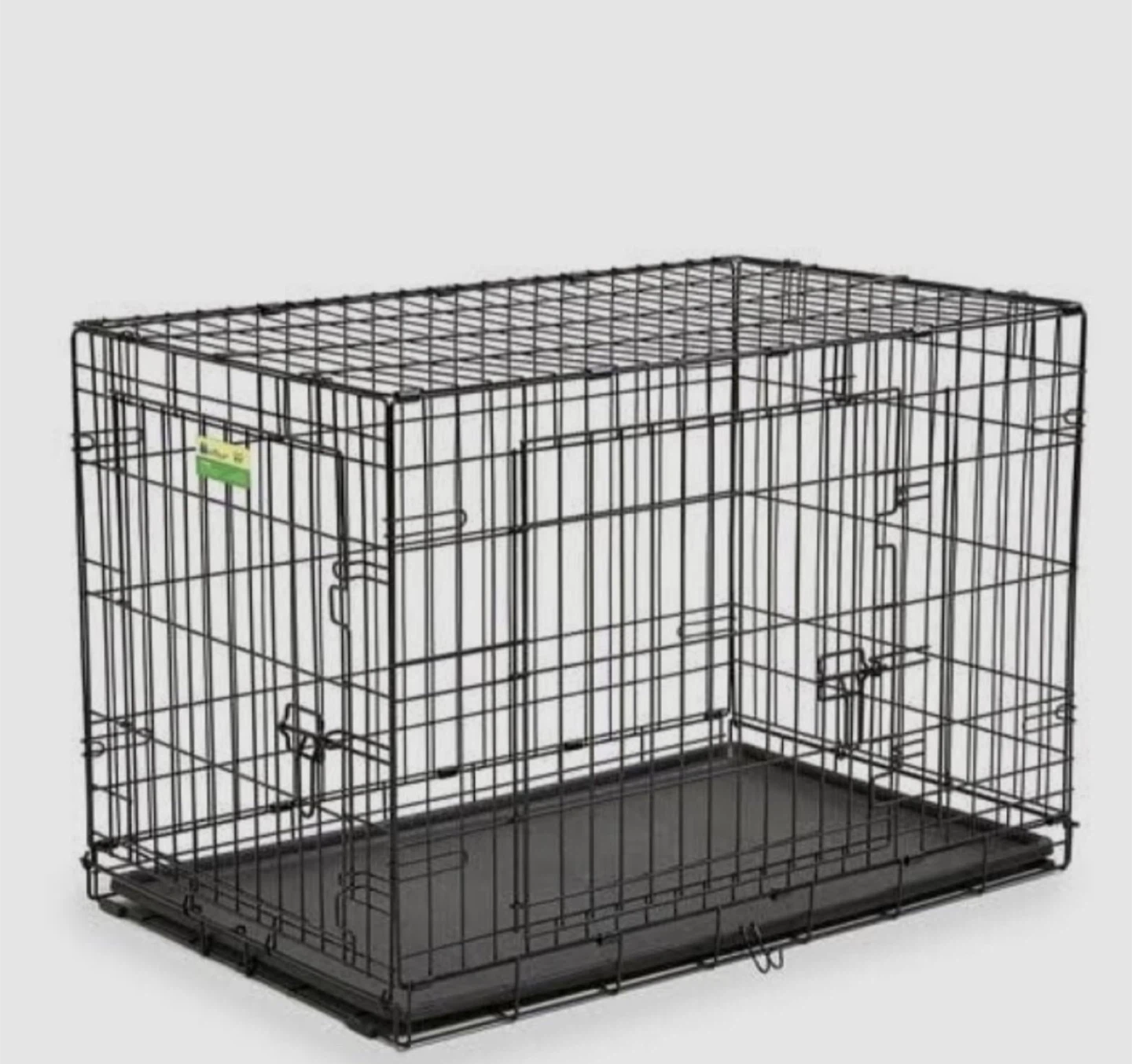 Dog Crate - Black Metal