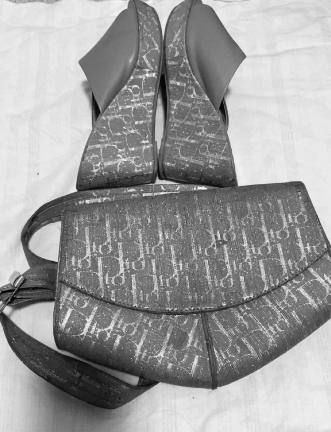 Dior pattern Sandals & Bag Set image indicator(2)