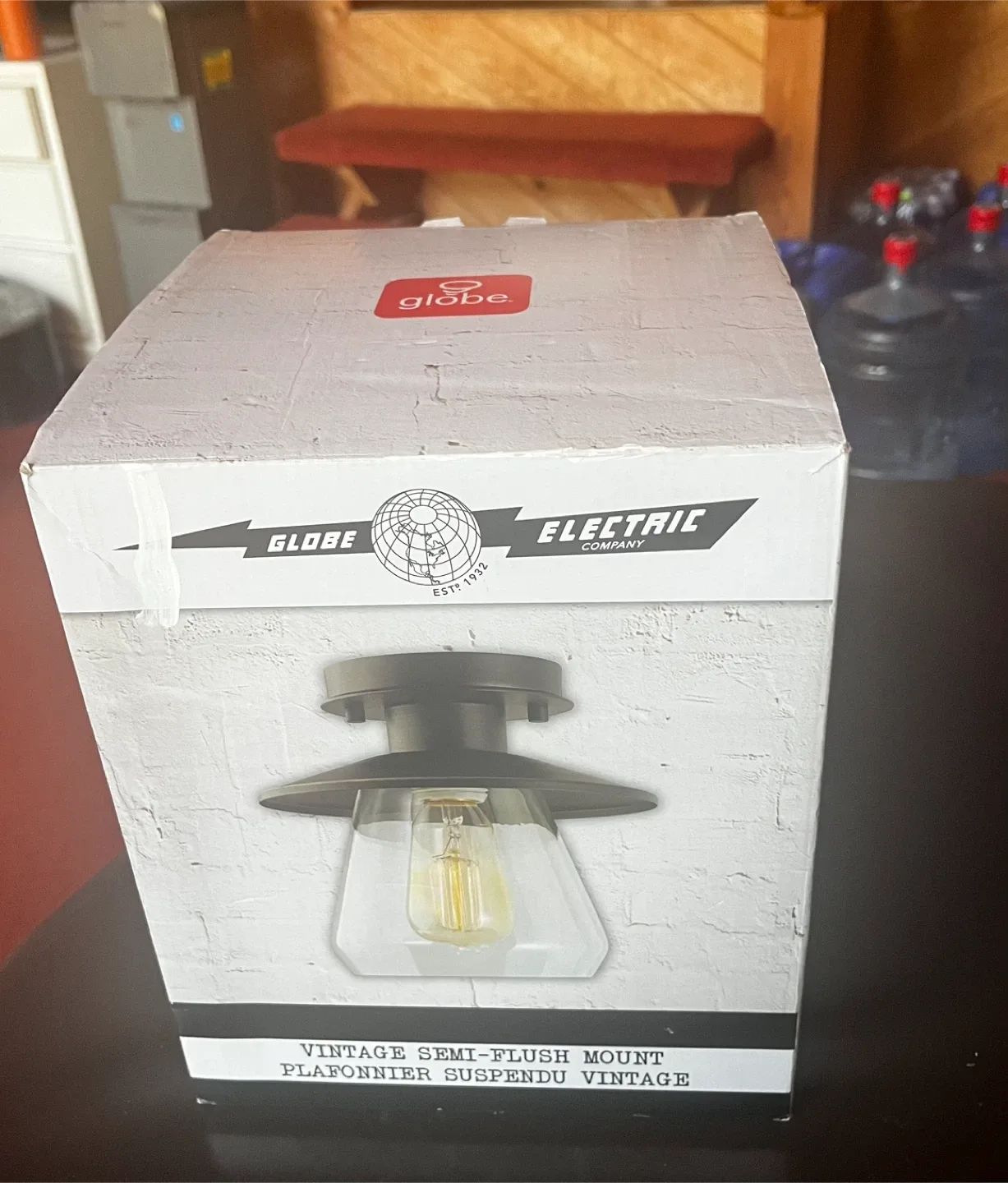 Globe Electric Vintage Semi-Flush Mount thumbnail