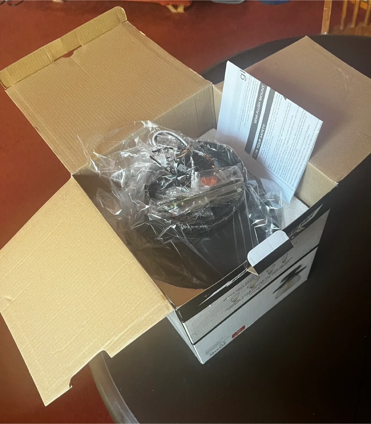 Globe Electric Vintage Semi-Flush Mount image indicator(2)