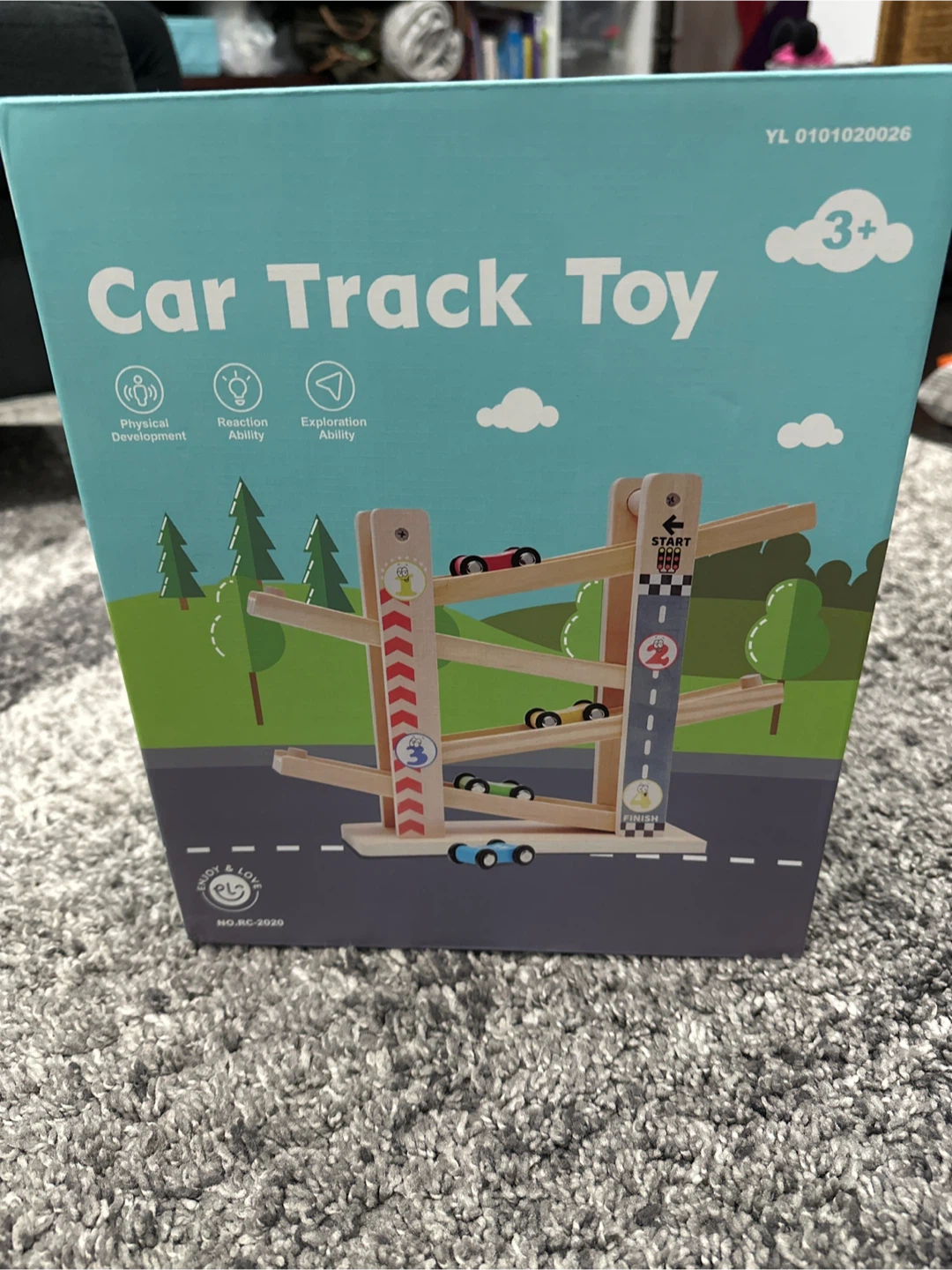 Car Track Toy - Wooden Race Track