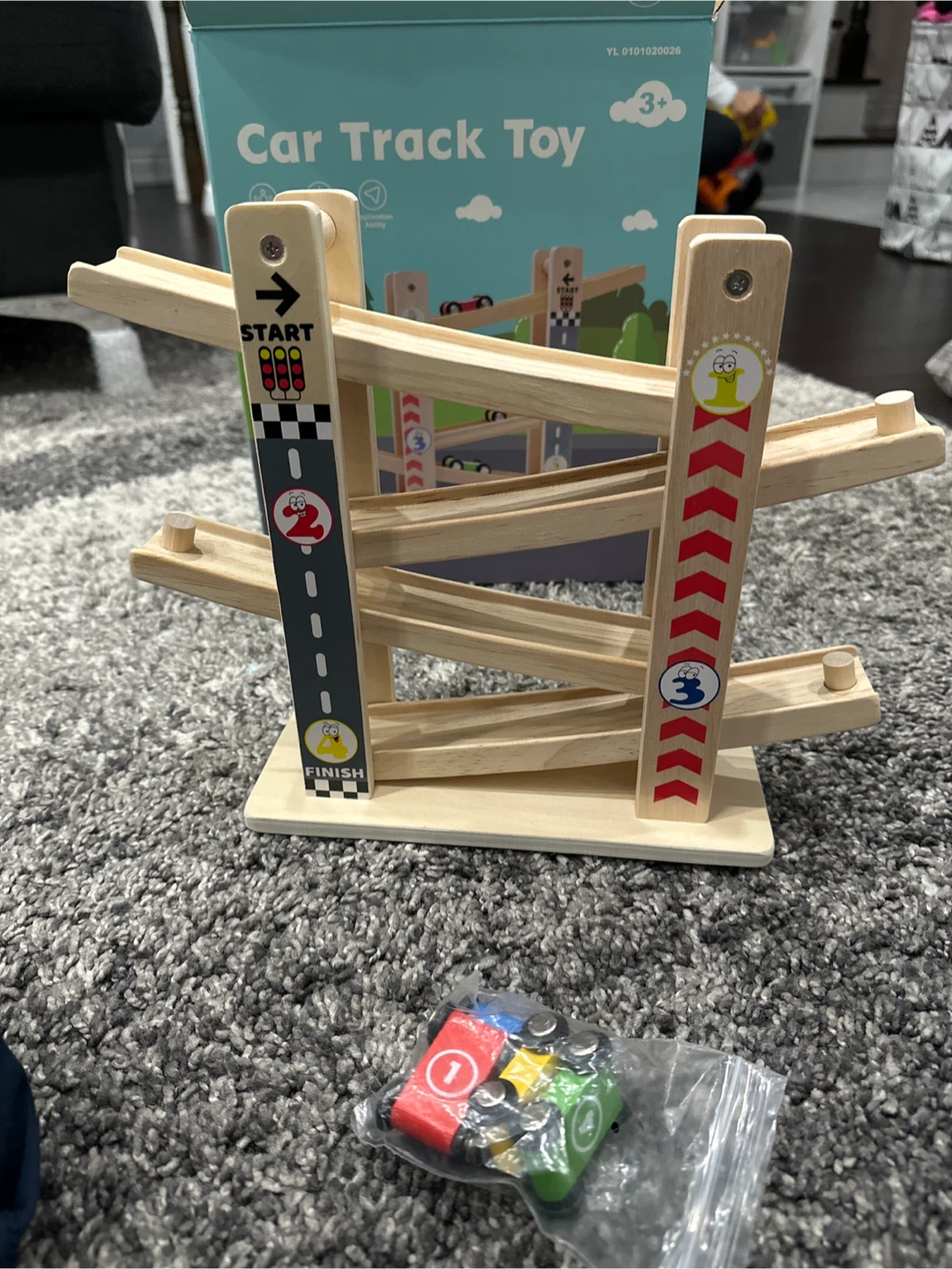 Car Track Toy - Wooden Race Track - photo 2