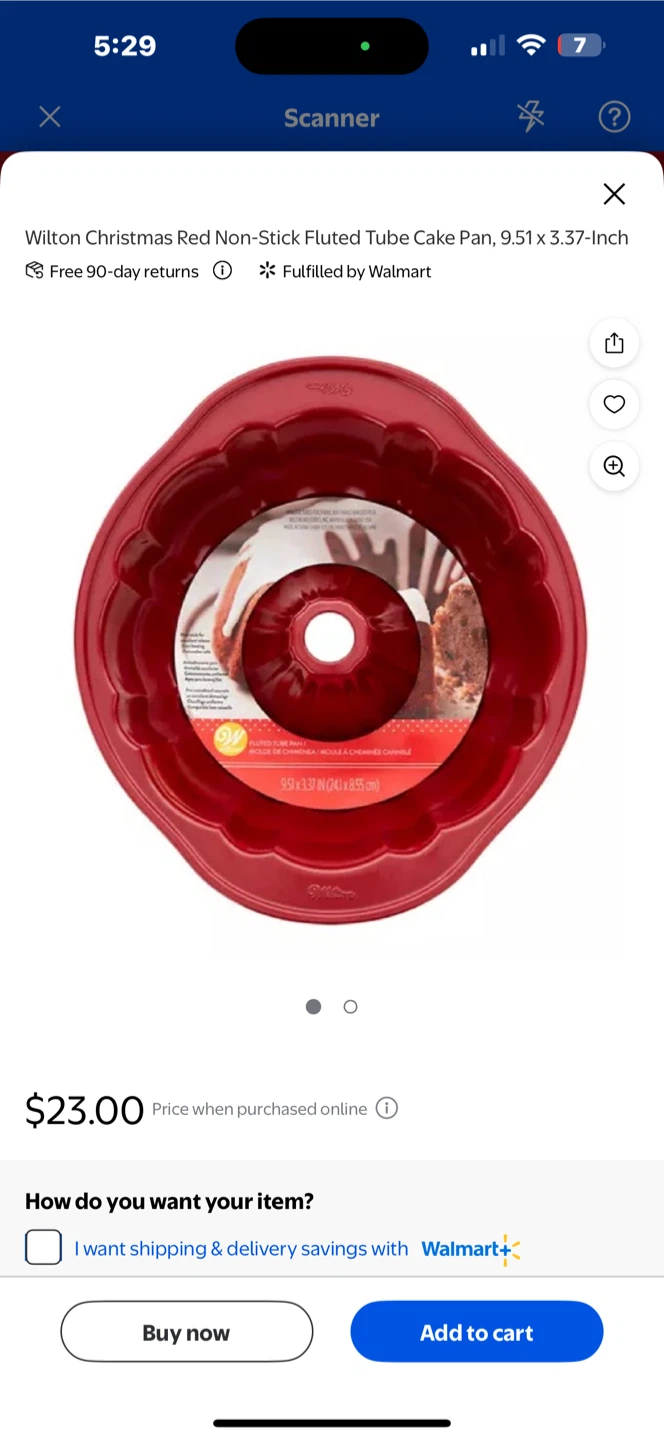 Wilton Christmas Red Fluted Tube Cake Pan & Holiday Loaf Pan - photo 4